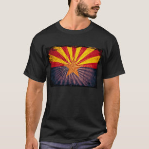 Camiseta Bandera de Guay Grunge Arizona