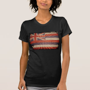 Camiseta Bandera de Guay Grunge Hawaii