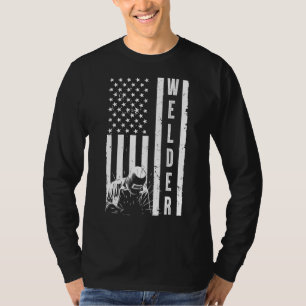 Camiseta Bandera De Guay Soldadura Para Hombres Soldadoras