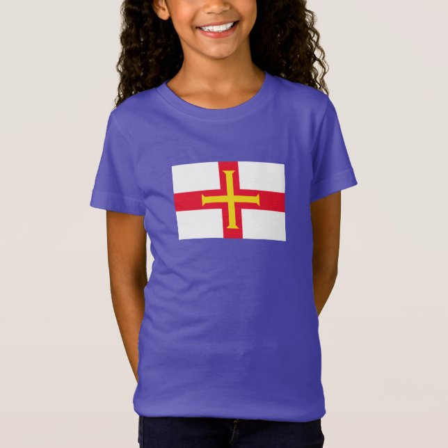 Camiseta Bandera de Guernsey (Anverso)