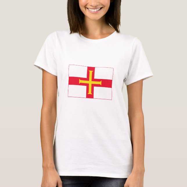 Camiseta Bandera de Guernsey (Anverso)