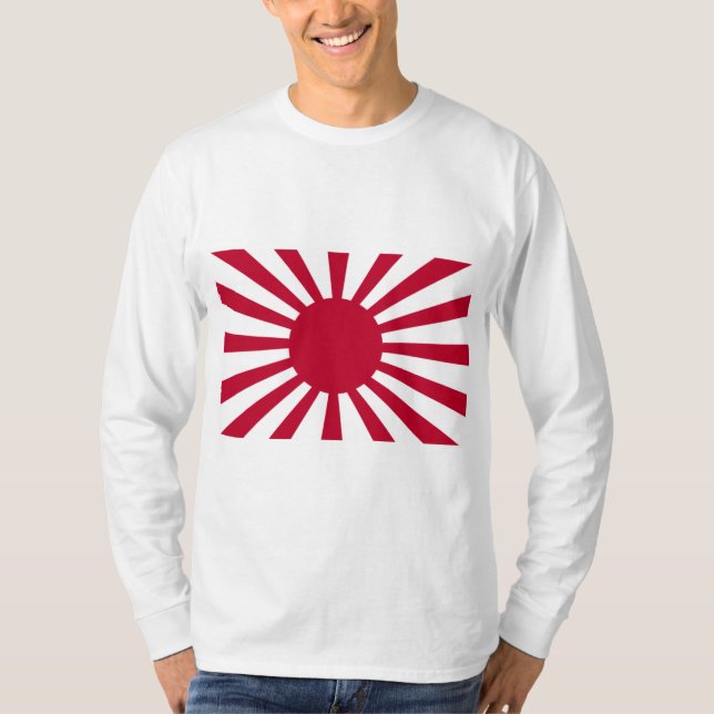 Camiseta Bandera de guerra imperial de Japón (Anverso)