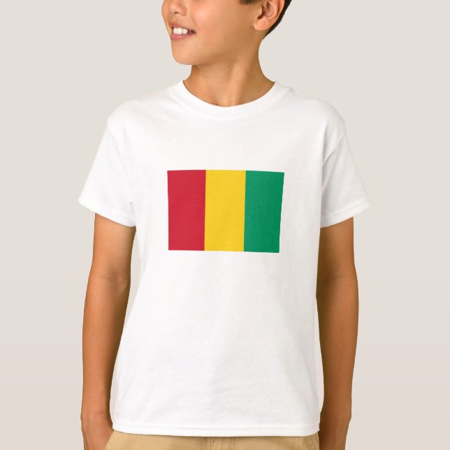 Camiseta Bandera de Guinea (Anverso)