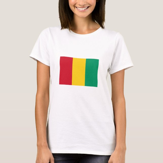 Camiseta Bandera de Guinea (Anverso)