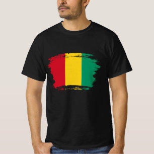 Camiseta Bandera de Guinea