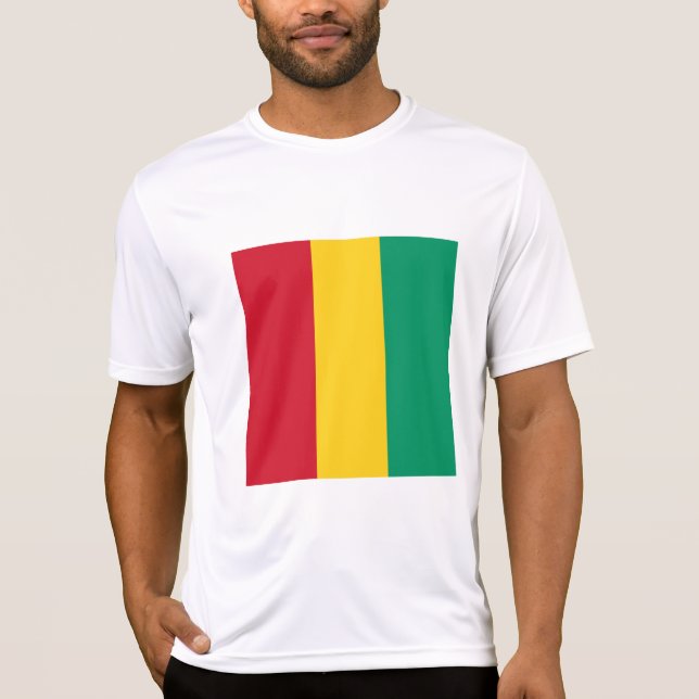 Camiseta Bandera de Guinea (Anverso)
