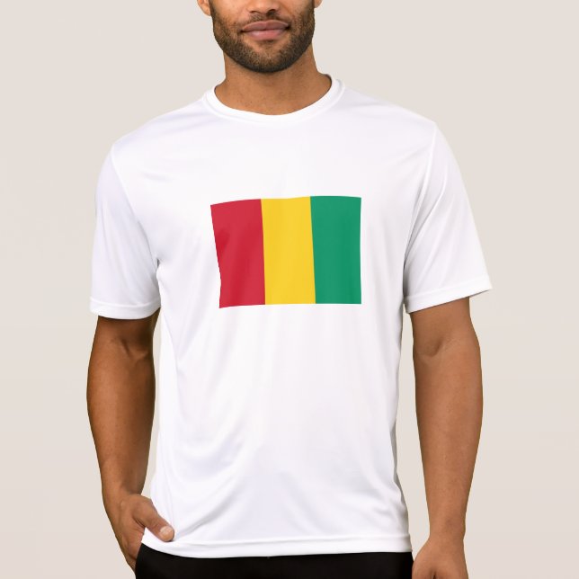 Camiseta Bandera de Guinea (Anverso)