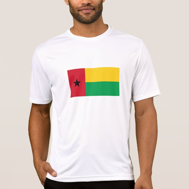 Camiseta Bandera de Guinea Bissau (Anverso)