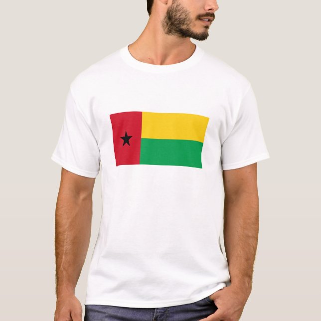 Camiseta Bandera de Guinea Bissau (Anverso)