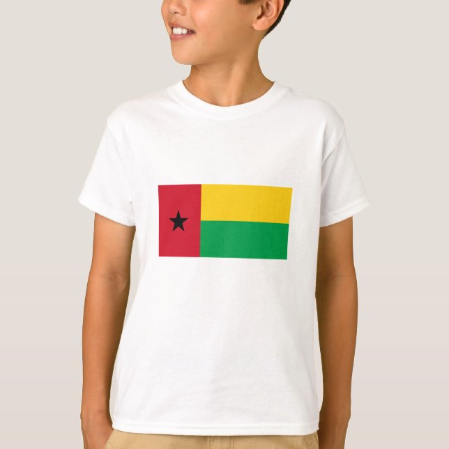 Camiseta Bandera de Guinea Bissau (Anverso)