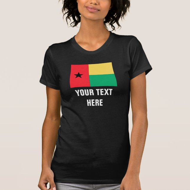 Camiseta Bandera de Guinea-Bissau (Anverso)