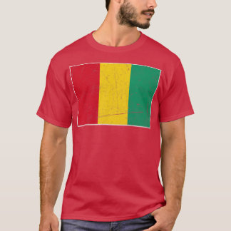 Camiseta Bandera de Guinea con los colores nacionales de Gu