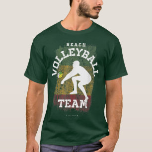 Camiseta Bandera de Guinea de voleibol de playa ama el jueg
