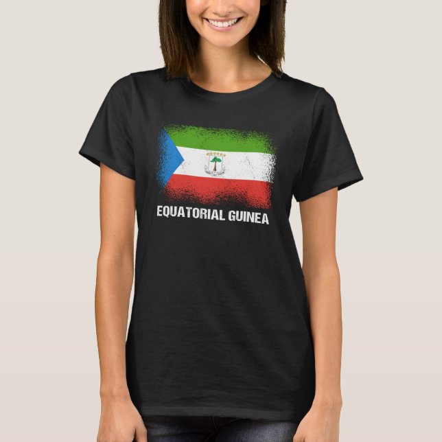 Camiseta Bandera de Guinea Ecuatorial (Anverso)