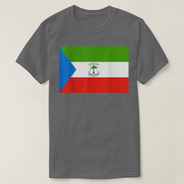 Camiseta Bandera de Guinea Ecuatorial (Diseño del anverso)