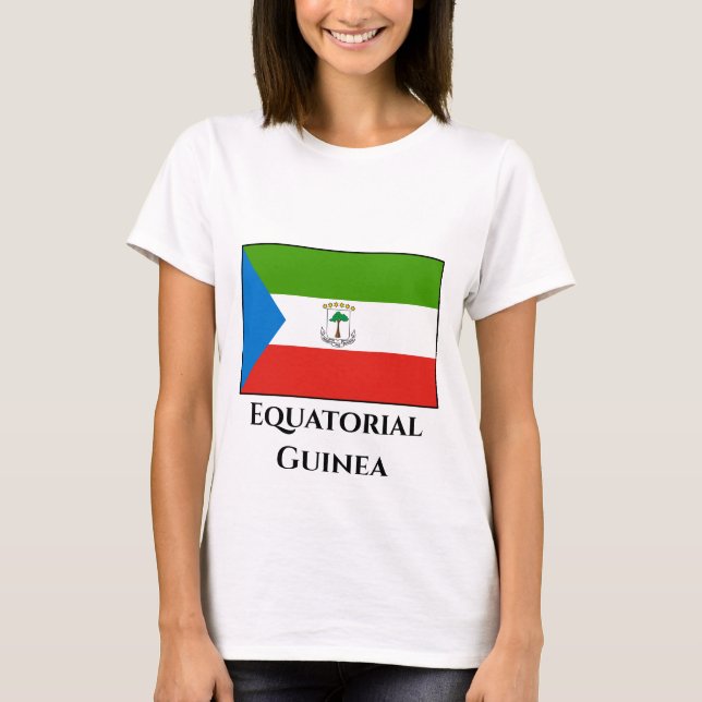 Camiseta Bandera de Guinea Ecuatorial (Anverso)