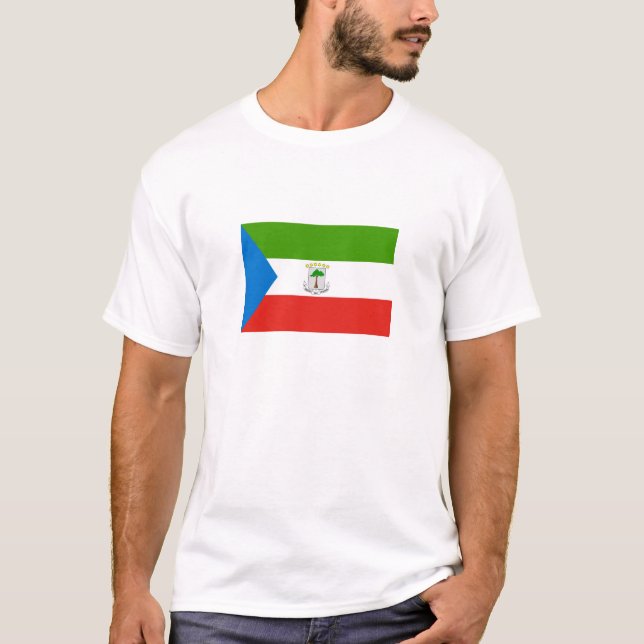 Camiseta Bandera de Guinea Ecuatorial (Anverso)