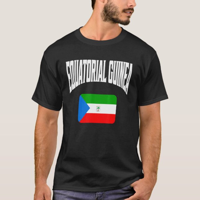 Camiseta Bandera de Guinea Ecuatorial (Anverso)