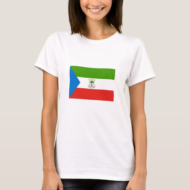 Camiseta Bandera de Guinea Ecuatorial (Anverso)