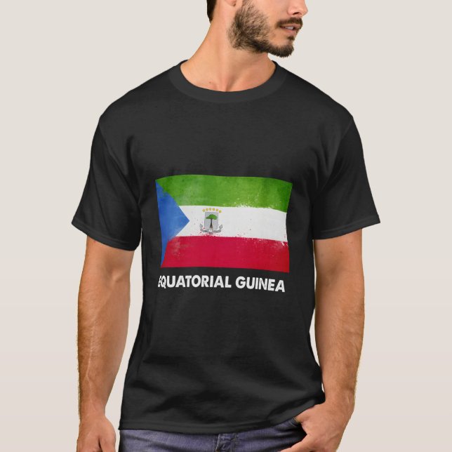 Camiseta Bandera de Guinea Ecuatorial (Anverso)