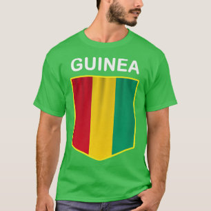 Camiseta Bandera de Guinea Emblem Orgullo guineano Heritag