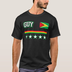 Camiseta Bandera de Guyana