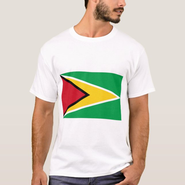 Camiseta Bandera de Guyana (Anverso)