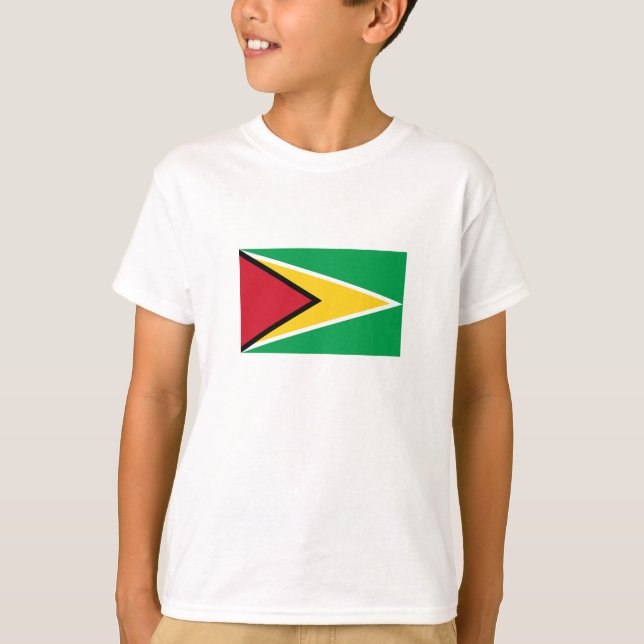 Camiseta Bandera de Guyana (Anverso)