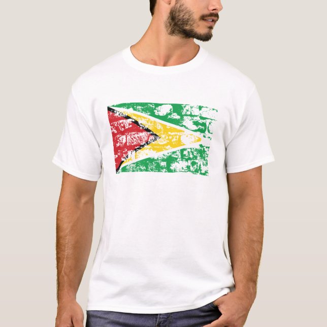 Camiseta Bandera de Guyana (Anverso)