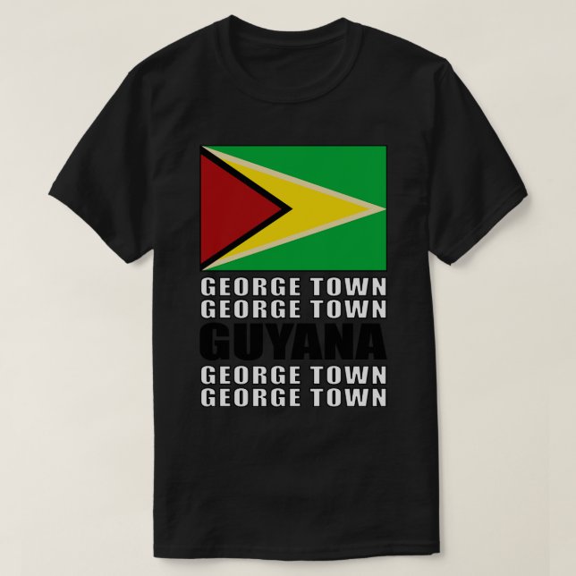 Camiseta Bandera de Guyana (Diseño del anverso)
