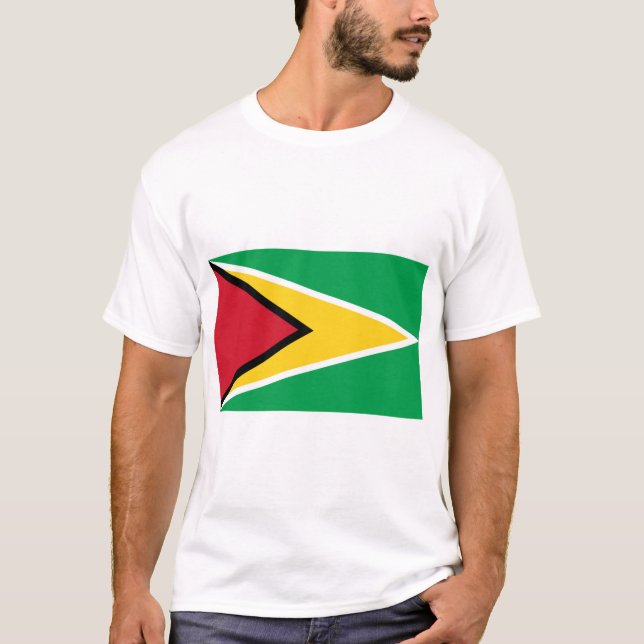 Camiseta Bandera de Guyana (Anverso)