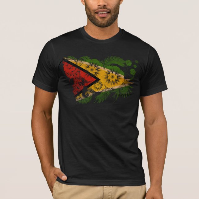 Camiseta Bandera de Guyana (Anverso)