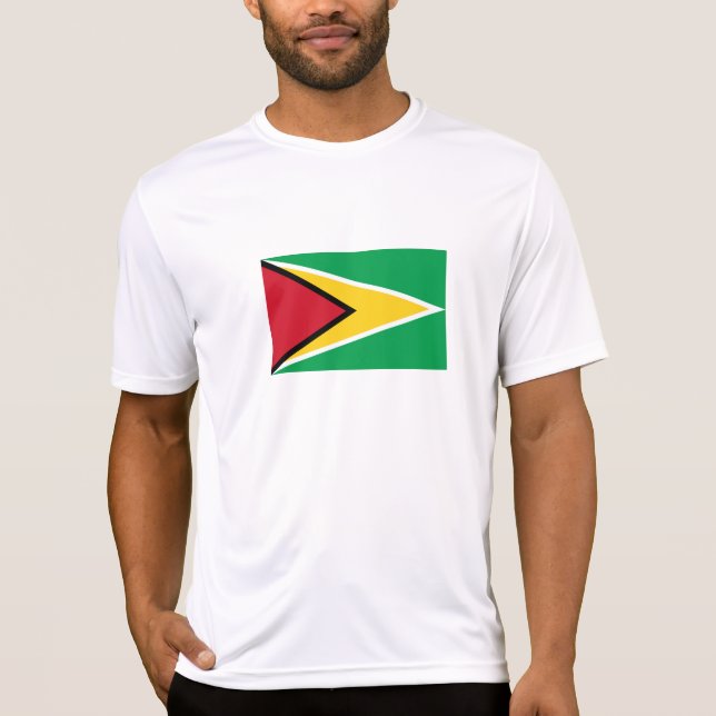 Camiseta Bandera de Guyana (Anverso)