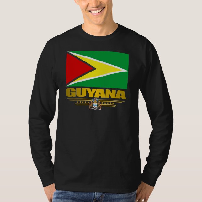 Camiseta Bandera de Guyana (Anverso)