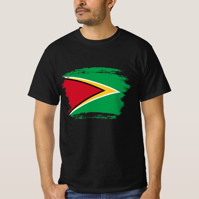 Camiseta Bandera de Guyana (Anverso)