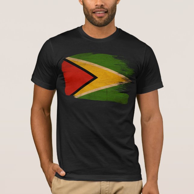 Camiseta Bandera de Guyana (Anverso)