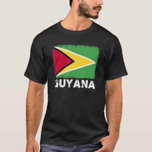 Camiseta Bandera de Guyana apoya a guyanesas