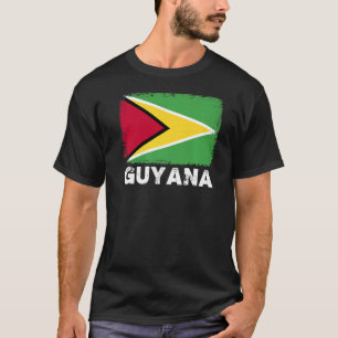 Camiseta Bandera de Guyana apoya a guyanesas