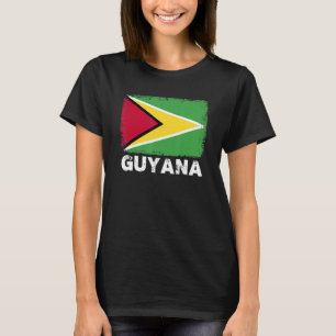 Camiseta Bandera de Guyana apoya a guyanesas