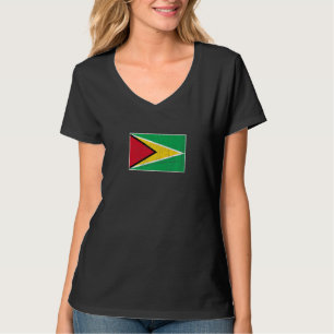 Camiseta Bandera de Guyana con colores nacionales guyaneses