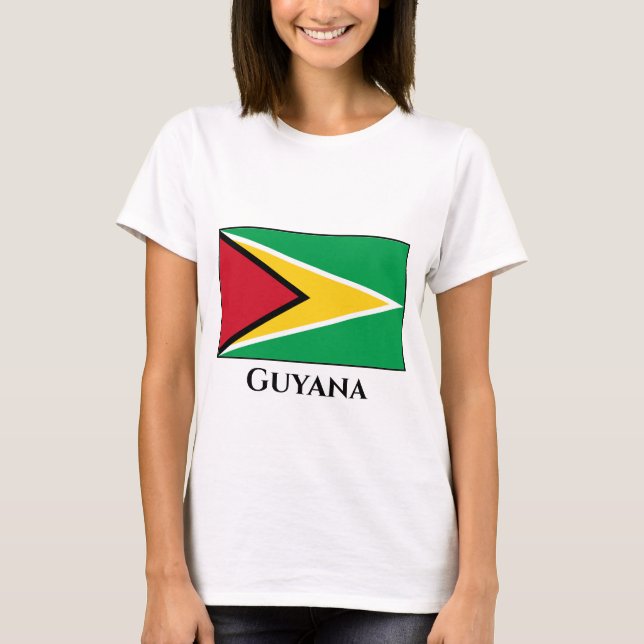 Camiseta Bandera de Guyana (guyanesa) (Anverso)