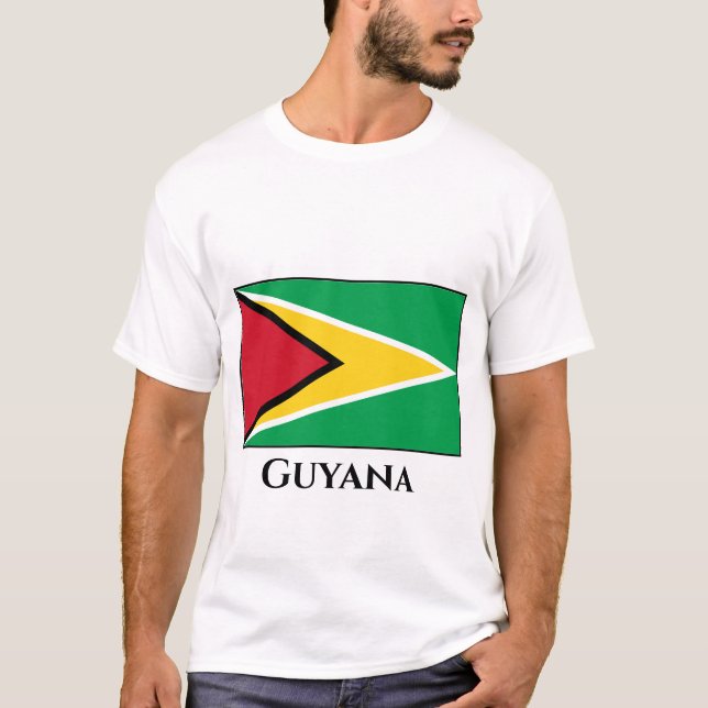 Camiseta Bandera de Guyana (guyanesa) (Anverso)