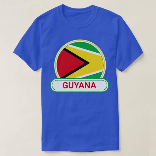 Camiseta Bandera de Guyana para el país (Diseño del anverso)