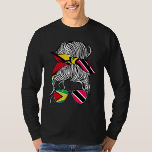Camiseta Bandera de Guyana Trinidad y Tobago Mujeres Mayore