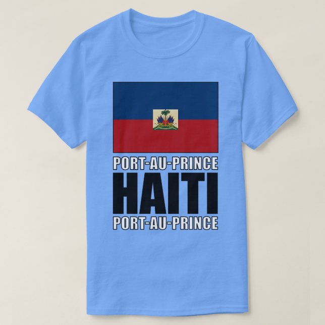Camiseta Bandera de Haití (Diseño del anverso)