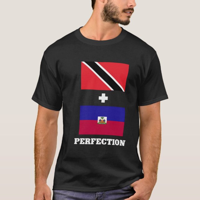 Camiseta Bandera De Haití Perfección En Trinidad Y Tobago (Anverso)