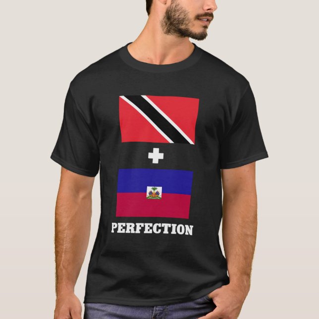 Camiseta Bandera De Haití Perfección En Trinidad Y Tobago (Anverso)