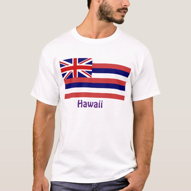 Camiseta Bandera de Hawái (Anverso)