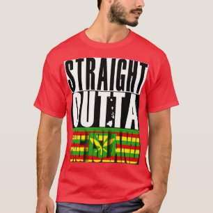 Camiseta Bandera de Hawaii Kanaka Maoli en las afueras de l