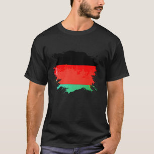 Camiseta Bandera de herencia mixta alemana y bielorrusa